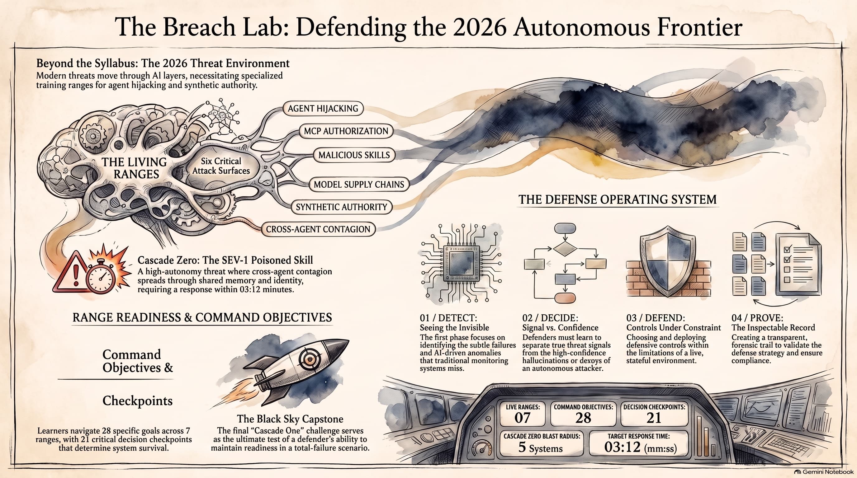 Defending the 2026 Autonomous Frontier — AI Security Lab, The Breach Lab, ENSIGN