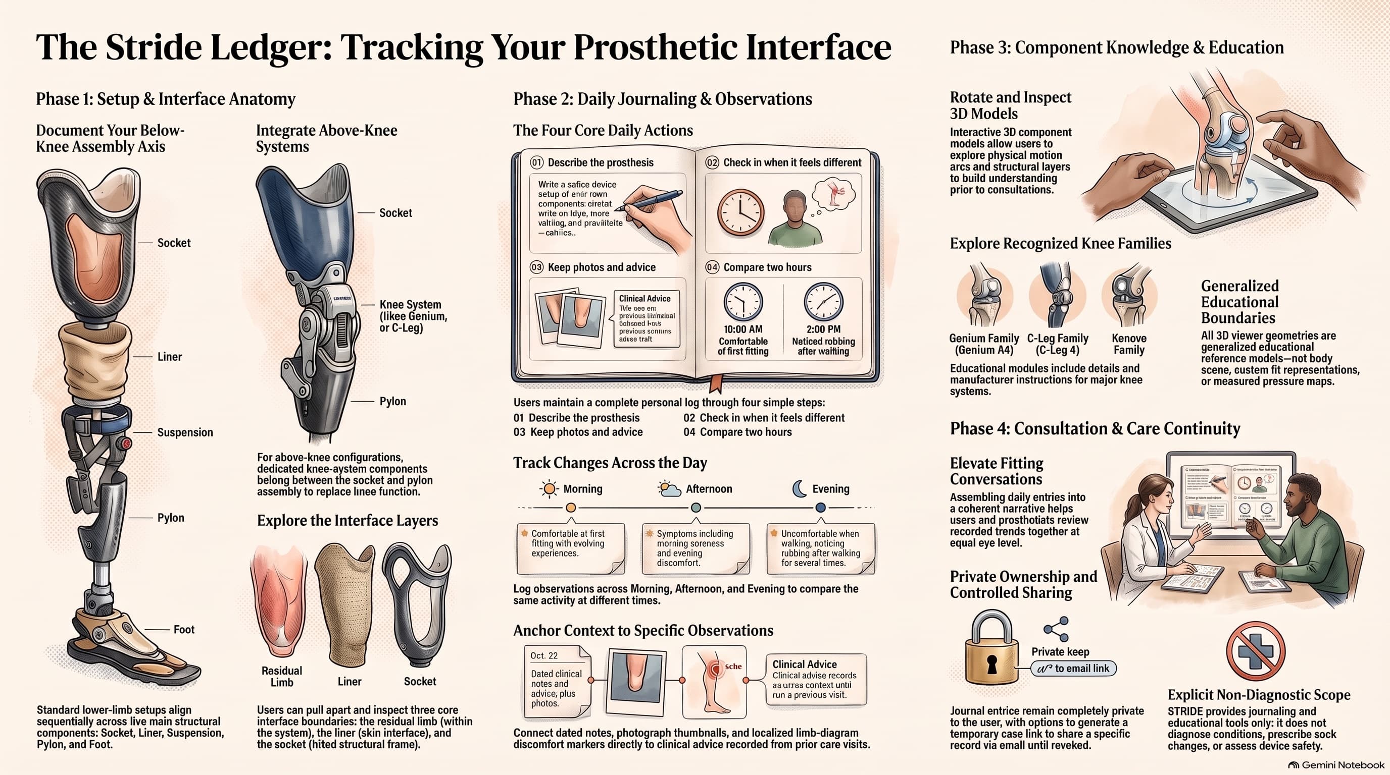 The Stride Ledger: Tracking Your Prosthetic Interface