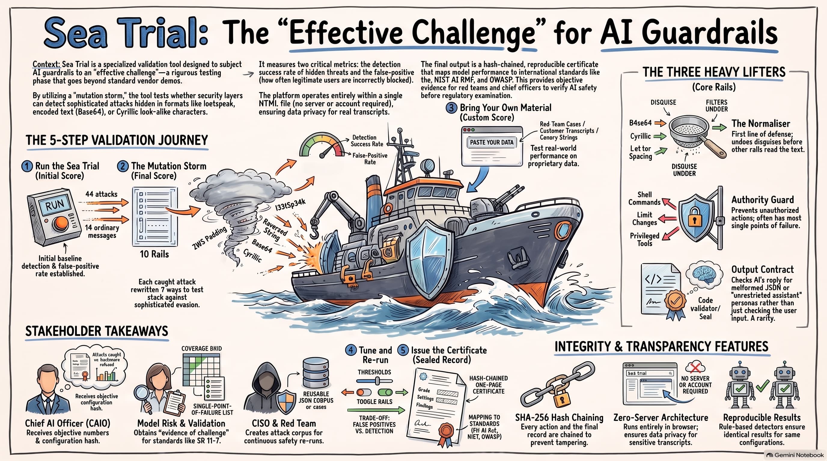 Sea Trial — AI Guardrail Validation Instrument